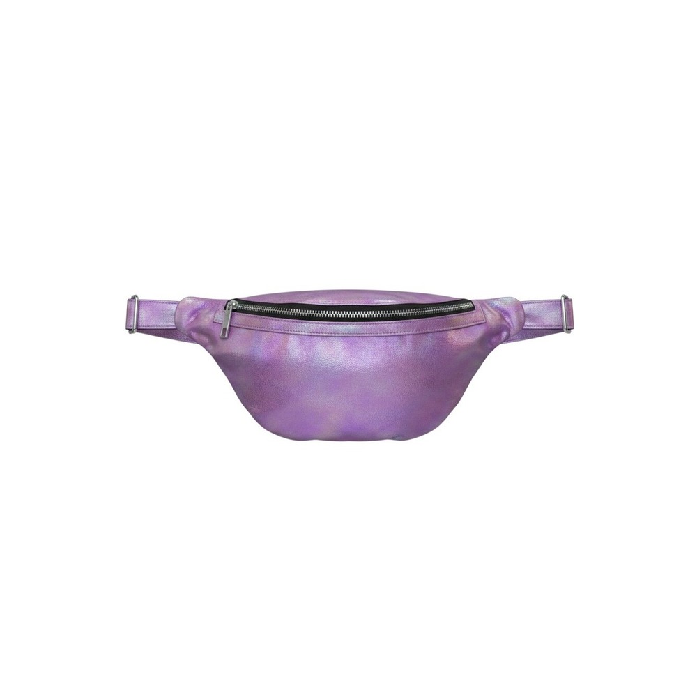 Claire's Fanny Pack Girls OS Purple Iridescent Metallic Waist Bag